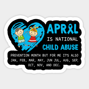 April Child Abuse Prevention Month Sticker